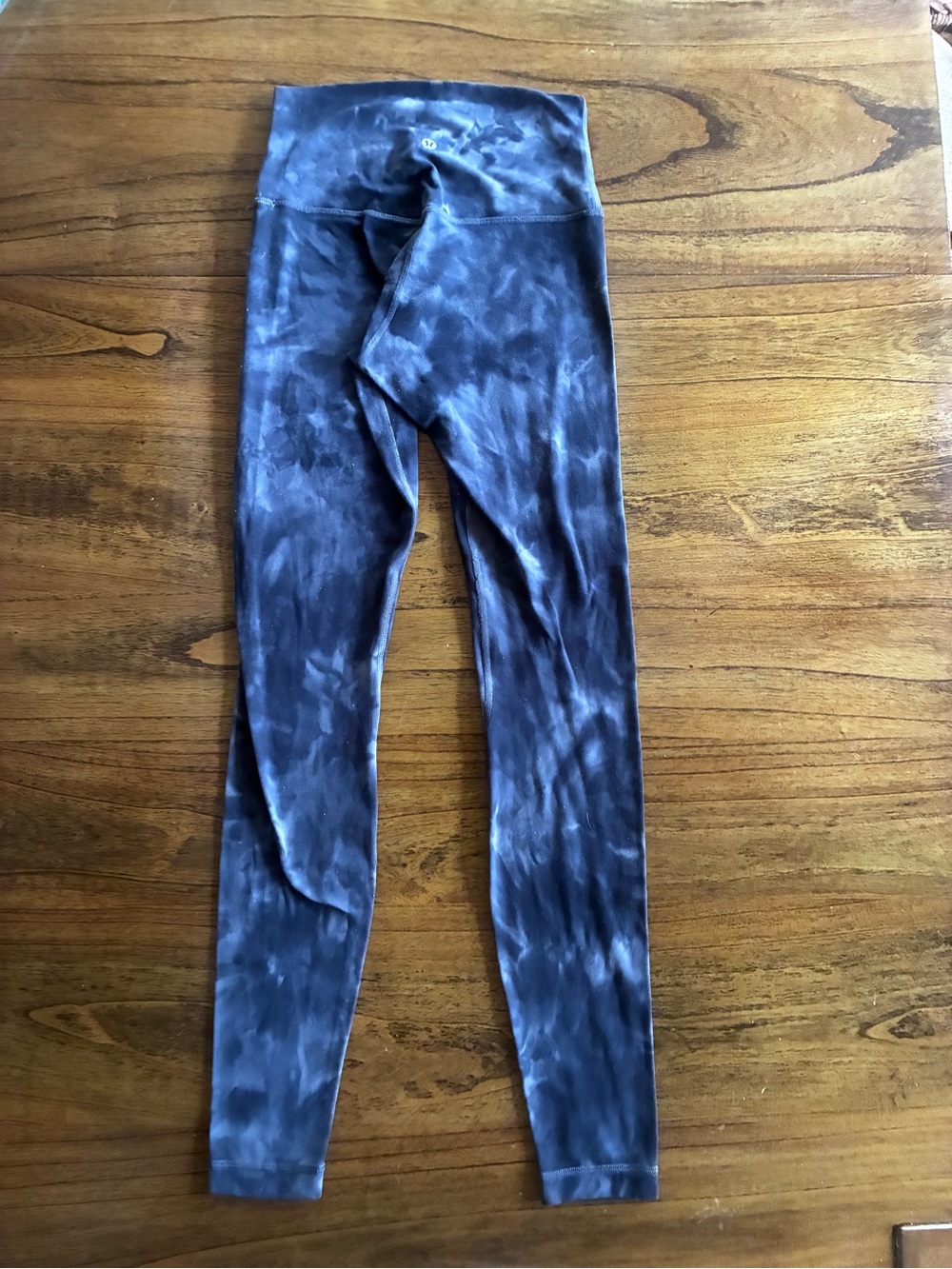 lululemon athletica  Rare Align  Nulu Tie-Dye Black & Gray High-Rise Leggings - Picture 3 of 5